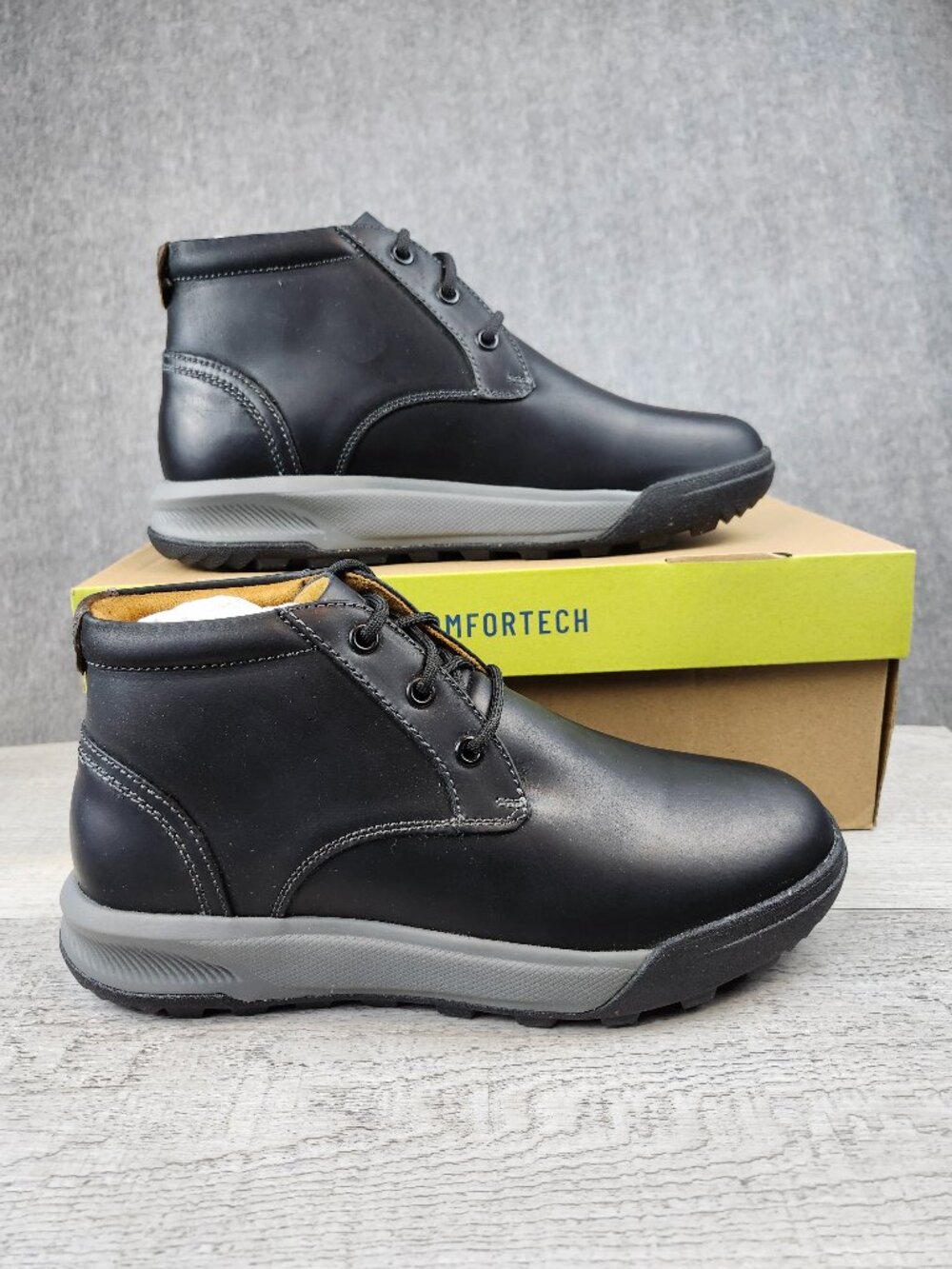 Florsheim Men 7M (EU40) Trailmix Chukka Black Shoes
